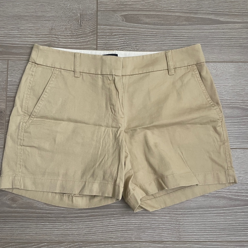 NWOT J Crew Tan Chino Shorts